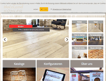 Tablet Screenshot of holzland-koehler.de